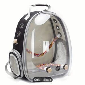 Bird Travel Backpack Carrier for Parakeet Budgies Cockatiel Conure Vet Visit Bag